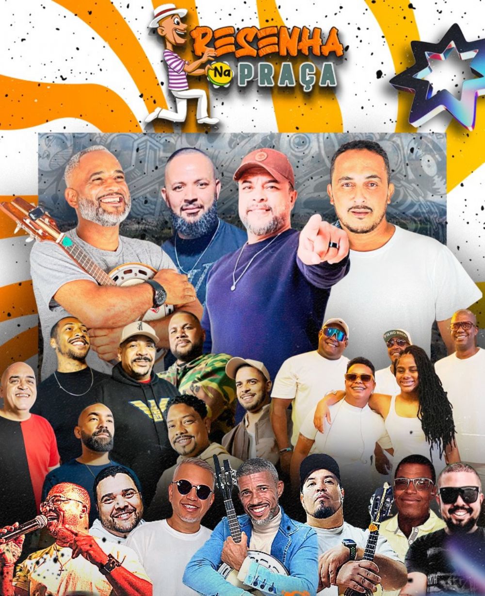 Resenha na Praça promete animar o Total Ville com samba e convidados especiais