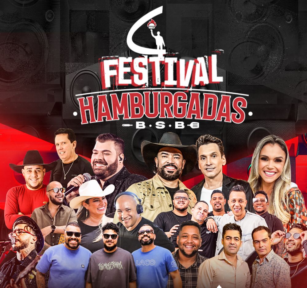 Programação Completa: Festival Hamburgadas BSB promete 10 dias de gastronomia e shows em Santa Maria