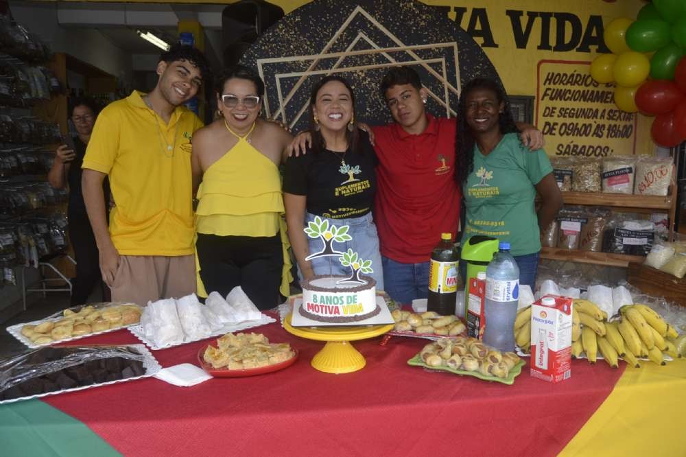 (Fotos) Café da manhã em comemoração ao aniversário de 8 anos da loja Motiva Vida