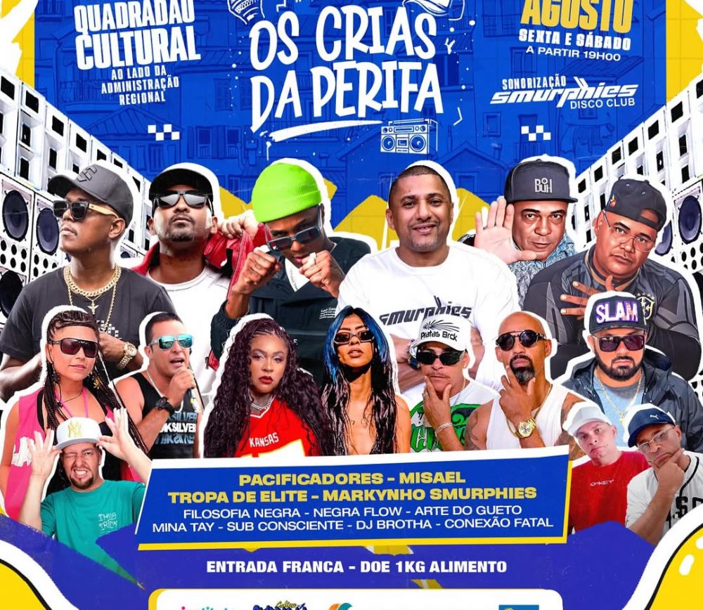 Programação completa: Caravana Os Crias da Perifa trás grandes nomes do rap do DF para Santa Maria neste fim de semana